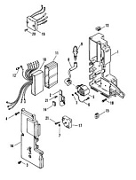 Электрические компоненты (55) 2-Х ТАКТНОГО ПЛМ MERCURY 55 Серийный номер от 0D000750 до 0G290584
