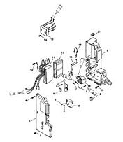 Электрические компоненты (55) 2-Х ТАКТНОГО ПЛМ MERCURY 60 Серийный номер от 0G290585 до 0G589999