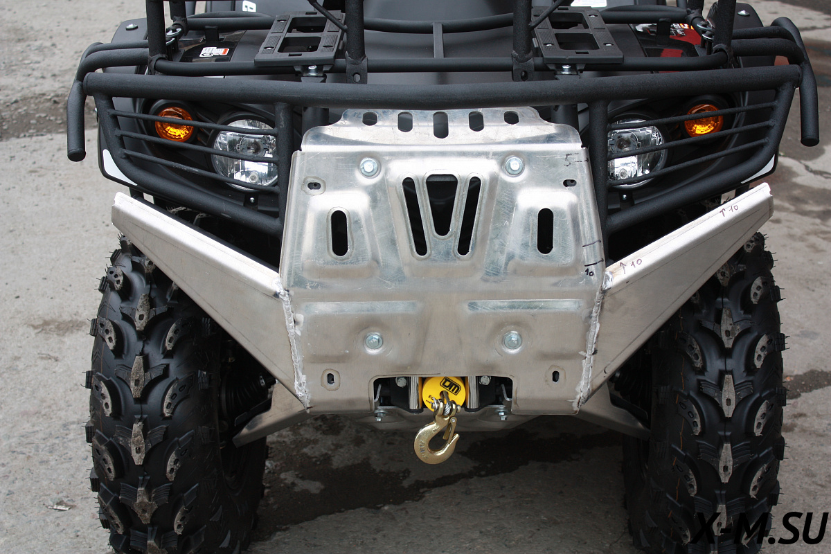 Защита бампера и радиатора Stels ATV 600 Leopard (с кенгурином)