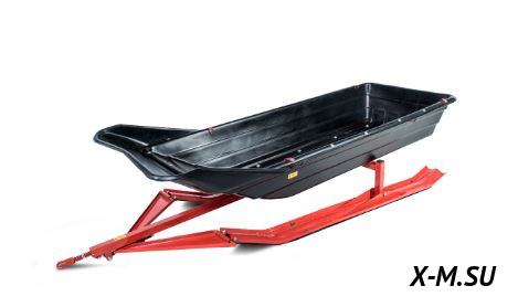 Сани X-MOTORS пластиковые на лыжах ПГМП-2500