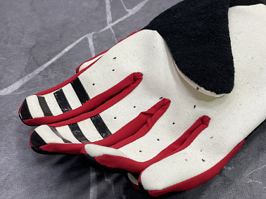 Перчатки взрослые FOX XD2-17 цв. Черно-красный  р. M