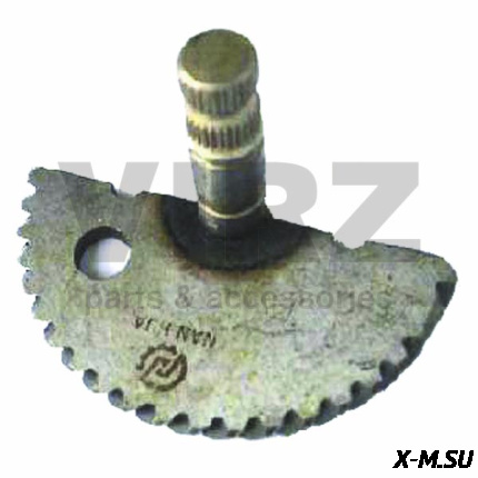 Зубчатый сектор кикстартера 2Т DIO (L=55mm)