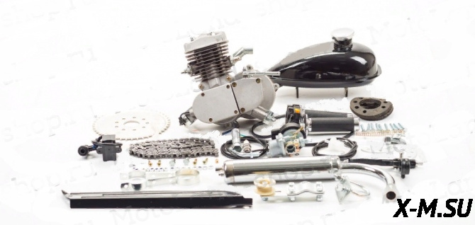 Двигатель  80см3 для установки на велосипед