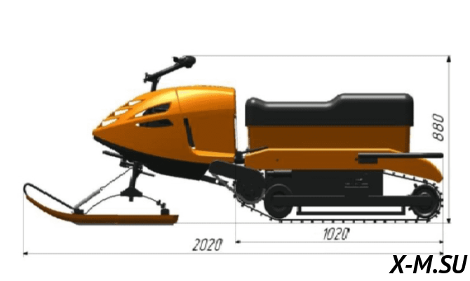 Мини-снегоход ПЕГАС 6,5 л.с.