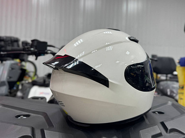 Шлем интеграл HETOSHI XD1-90 цв. Белый глянцевый  р. S 