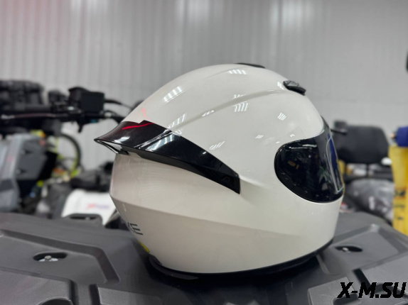 Шлем интеграл HETOSHI XD1-90 цв. Белый глянцевый  р. S 