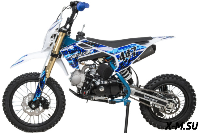 Мотоцикл MOTOLAND (МОТОЛЕНД) TCX125 E 14/12 + фара синий