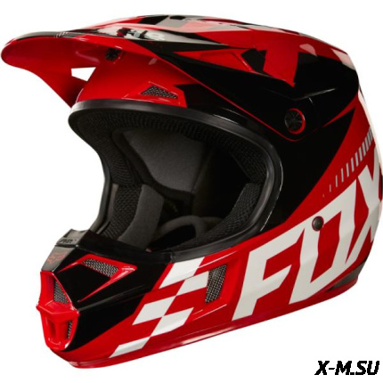 Мотошлем подростковый Fox V1 Sayak Youth Helmet Red