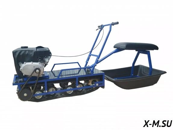 Мотобуксировщик Альбатрос-L 9 PRO с фарой