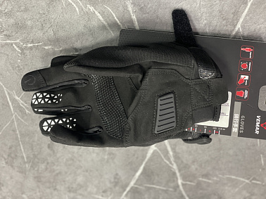 Перчатки взрослые VEMAR XD2-116  цв. Черный с белым  р. S