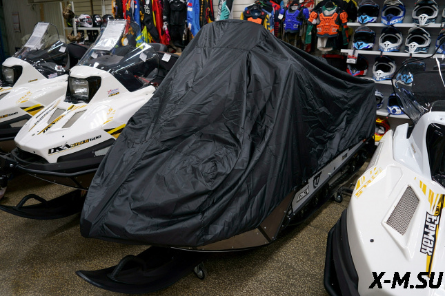 Чехол для хранения снегохода Stels Ермак 600L Черный полиэстеровая ткань Оксфорд ПРЕМИУМ качества