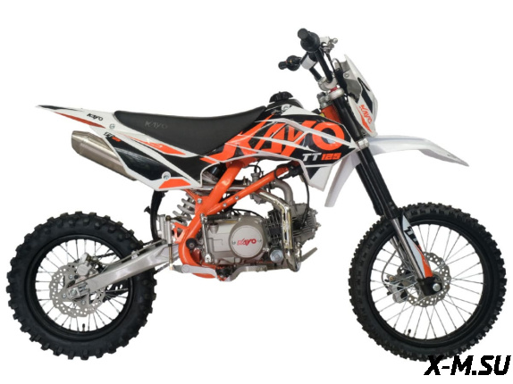 Питбайк KAYO BASIC K125EA 17/14 KRZ (п/автомат, эл. стартер 2024 г.)