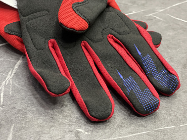 Перчатки взрослые FOX XD2-1 цв. Красный  р. L