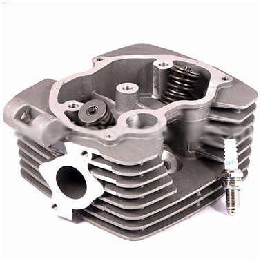 Головка цилиндра 4Т 163FML (CG200) D63,5 (d=27/31) в сборе (клапаны, пружины,све