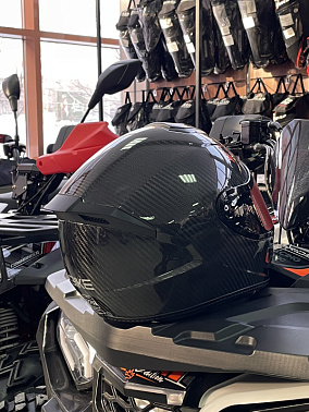 Шлем интеграл HETOSHI DOT CARBON FIBER XD1-472 цв.Черный р. XL