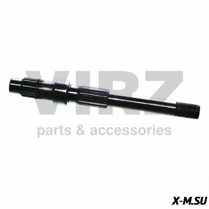 Вал редуктора ведомый 139QMB,157QMJ,152QMI (2 аморт.) (L=195mm) 