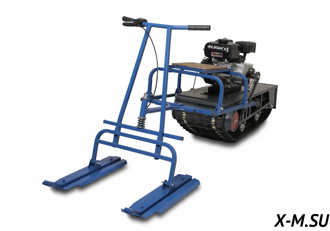 Мотобуксировщик ВЕПС «РИКША» С ЛЫЖНЫМ МОДУЛЕМ 6.5 л.с.