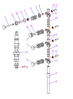 Клапана 4-Х ТАКТНОГО ПЛМ PARSUN F9.9BM