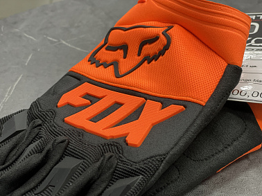 Перчатки детские FOX XD2-1-1 цв. Оранжево-черный  р. XS