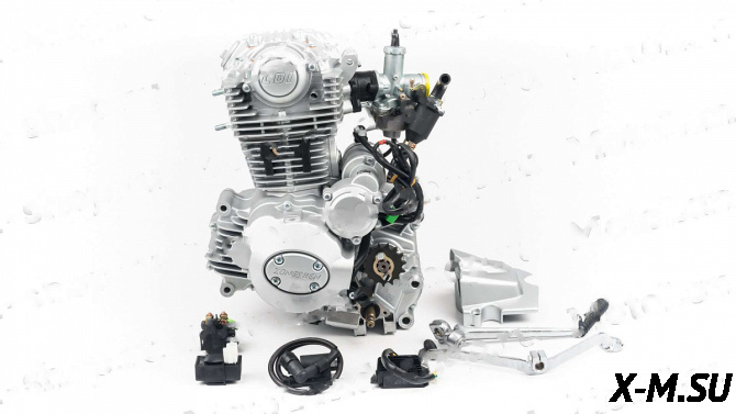 Двигатель 250см3 165FMM CBB250 (65,5x66,2) грм цепь, балансир, 5ск