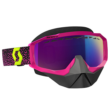 Очки HUSTLE SNOW CROSS purple/yellow amplifier t