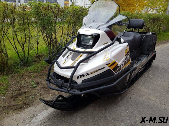 Бампер для снегохода Ермак (комплект Охотник) Alf черная