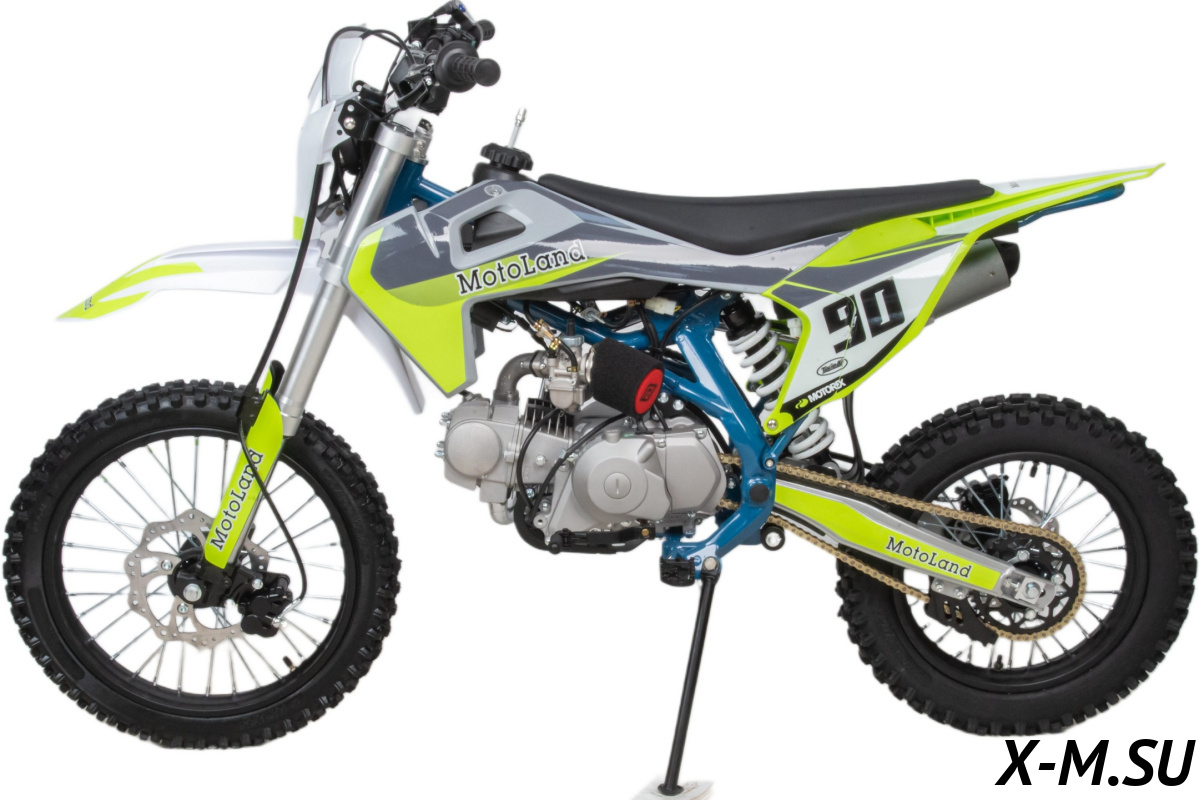 Питбайк MOTOLAND (МОТОЛЕНД) TCX125 E 17/14 зеленый NEW