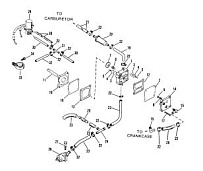Топливный насос (черный 50/60) 2-Х ТАКТНОГО ПЛМ MERCURY 55 Серийный номер от 0D000750 до 0G290584