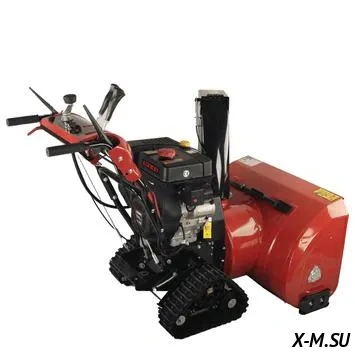 Снегоуборщик бензиновый DDE ST1387LET (двиг Loncin "SnowEngine" 13 л.с. захват 34'' 6 вперёд/2 назад гусеницы 11" элстарт LED фара)