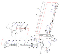 Редуктор 2-х тактного ПЛМ HIDEA 3,5F