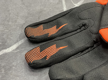 Перчатки детские FOX XD2-1-1 цв. Оранжево-черный  р. XS