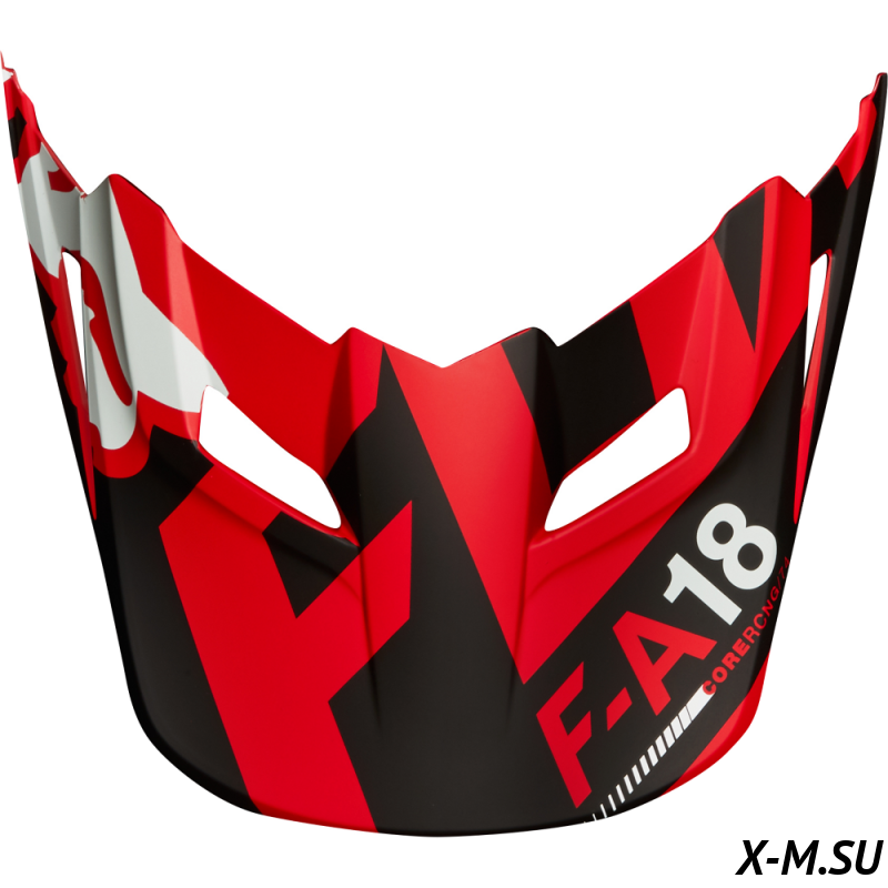 Козырек к шлему подростковому Fox V1 Sayak Youth Helmet Visor Red