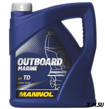 Масло Mannol моторное 2T п/с Outboard Marine   4л