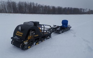 Мотобуксировщик OPTI MAX 22  с подогревом ручек