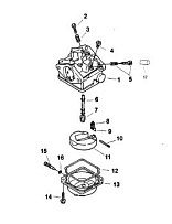 Карбюратор 4-Х ТАКТНОГО ПЛМ MERCURY 6 Серийный номер от 0P073456 до 0P400999