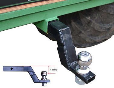Фаркоп с шаром 50 мм, занижение 2" (50 мм) (Комплект с установкой)