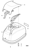 Верх капота 4-Х ТАКТНОГО ПЛМ MERCURY 20 Серийный номер от 0R235168 и выше