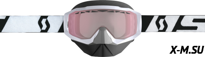 Очки Hustle X Snow Cross white/black rose