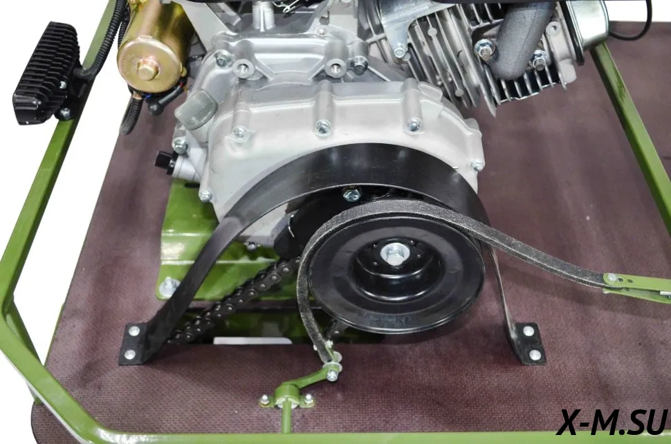 Мотобуксировщик вездеход KOiRA T9 R (понижающий редуктор)