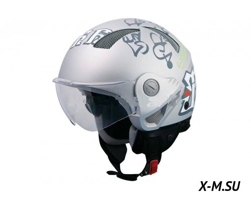 Шлем "THH" T-9 #1 MATT SIL/GRN