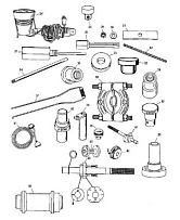 Инструменты (Часть 2) 4-Х ТАКТНОГО ПЛМ MERCURY 40 Серийный номер от 0P153500 до 0P400999