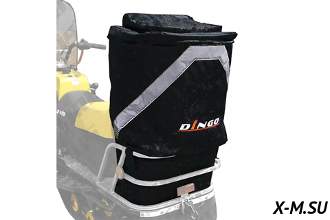 Кофр для снегохода  T150 750х450х250/320 (текстиль) (цв. черный)