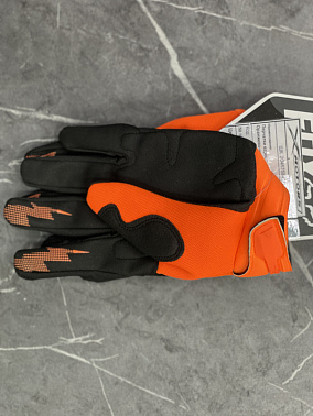 Перчатки детские FOX XD2-1-1 цв. Оранжево-черный  р. XM