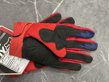 Перчатки взрослые FOX XD2-1 цв. Красный  р. XL
