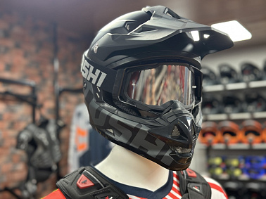 Шлем кроссовый HETOSHI OF836 EXOSS CROSS PRO MX289 цв.Черный Матовый р.XL