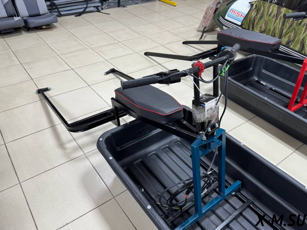 Модуль толкач IKUDZO TERRAIN  (600 гусеница, усилен, с подогревом ручек) Цв. Черно-синий