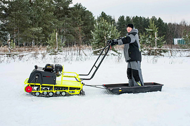 Мотобуксировщик Бурлак ХОЗЯИН-1 (капот металл)