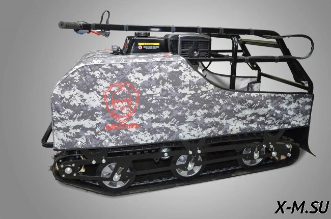 Мотобуксировщик "Богатырь" 15ER (электростартер, реверс-редуктор)