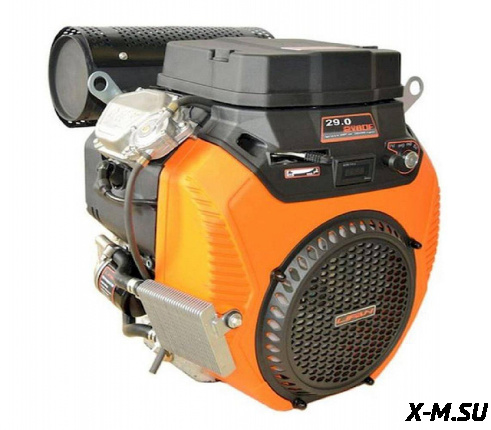 Двигатель Lifan LF2V80F-A, 32 л.с. D25, 20А, дат. давл./м, м/радиатор, счет. м-часов, руч. и эл.зап.