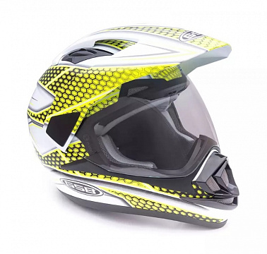 Шлем XP-14 А WHITE-FLUO-YELLOW